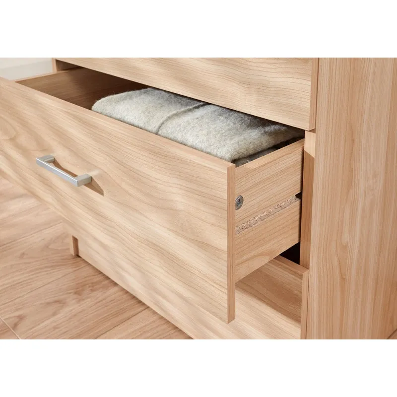 Panama 3 Piece Bedroom Furniture Set Natural Extending Table