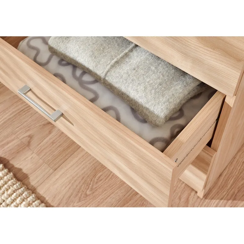 Panama 3 Piece Bedroom Furniture Set Natural Extending Table