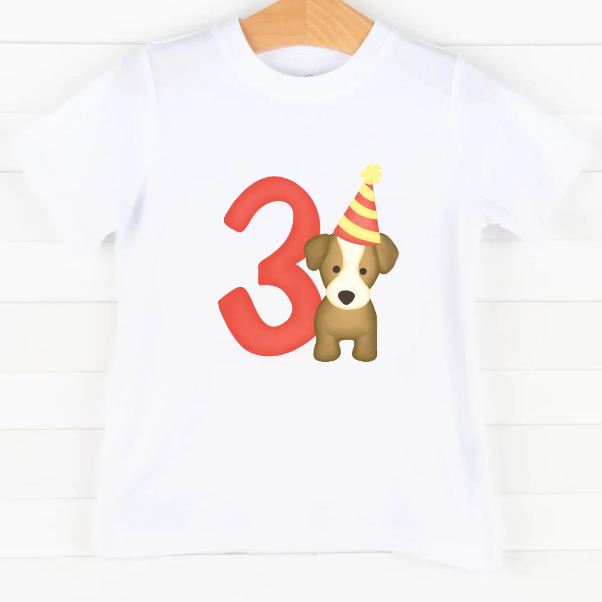 Party Pup 3rd Birthday, Boys Graphic Tee