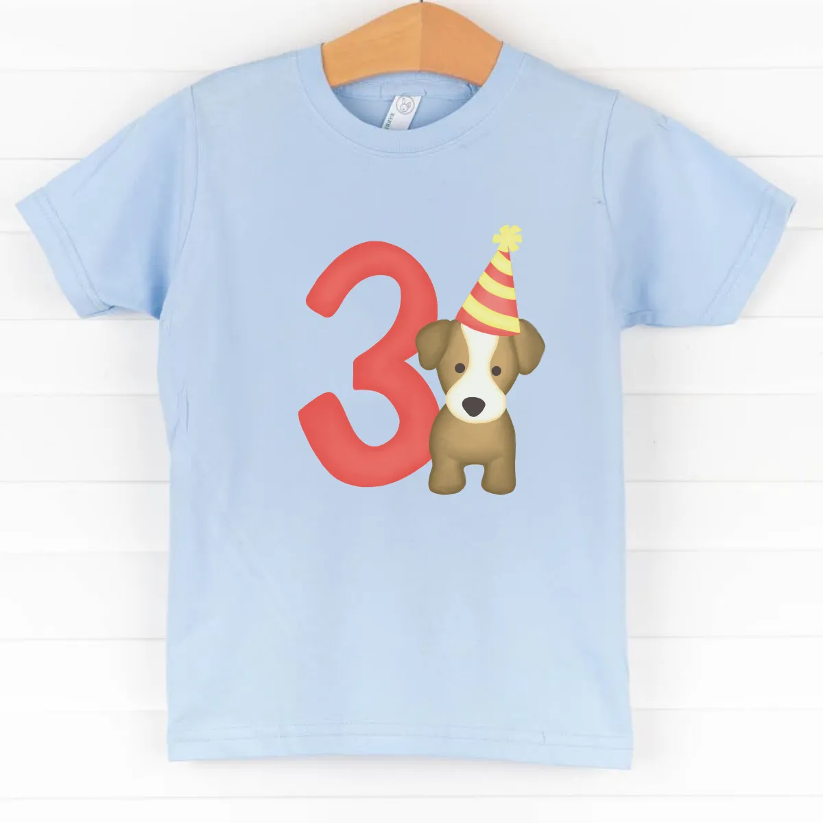 Party Pup 3rd Birthday, Boys Graphic Tee