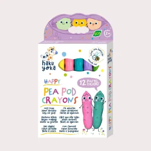 PASTEL 12 PEA POD CRAYONS