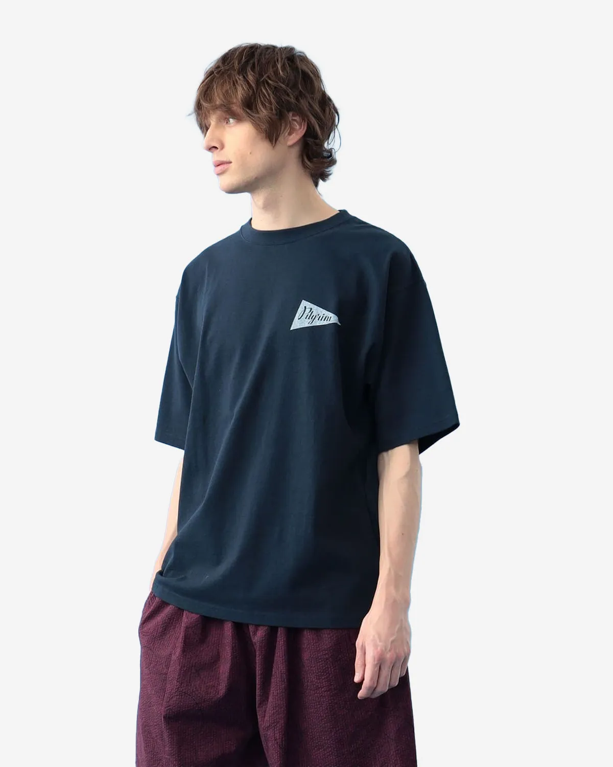 Pennant Team Tee - Navy