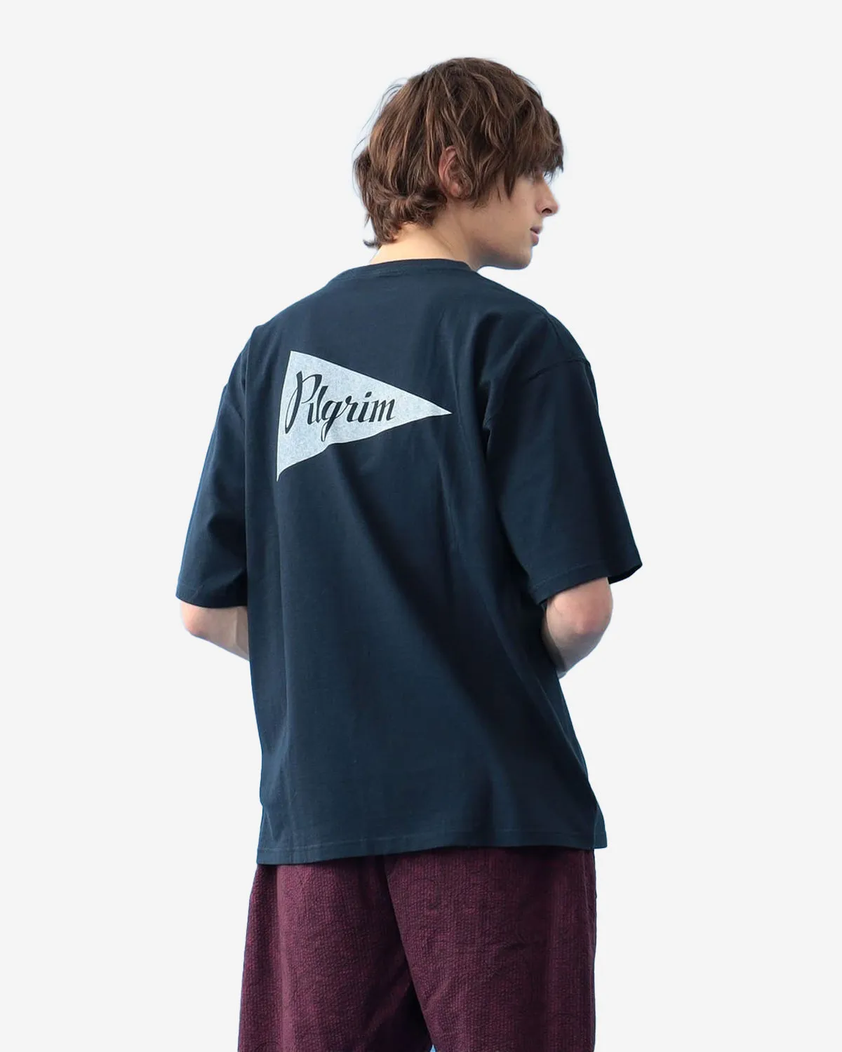 Pennant Team Tee - Navy