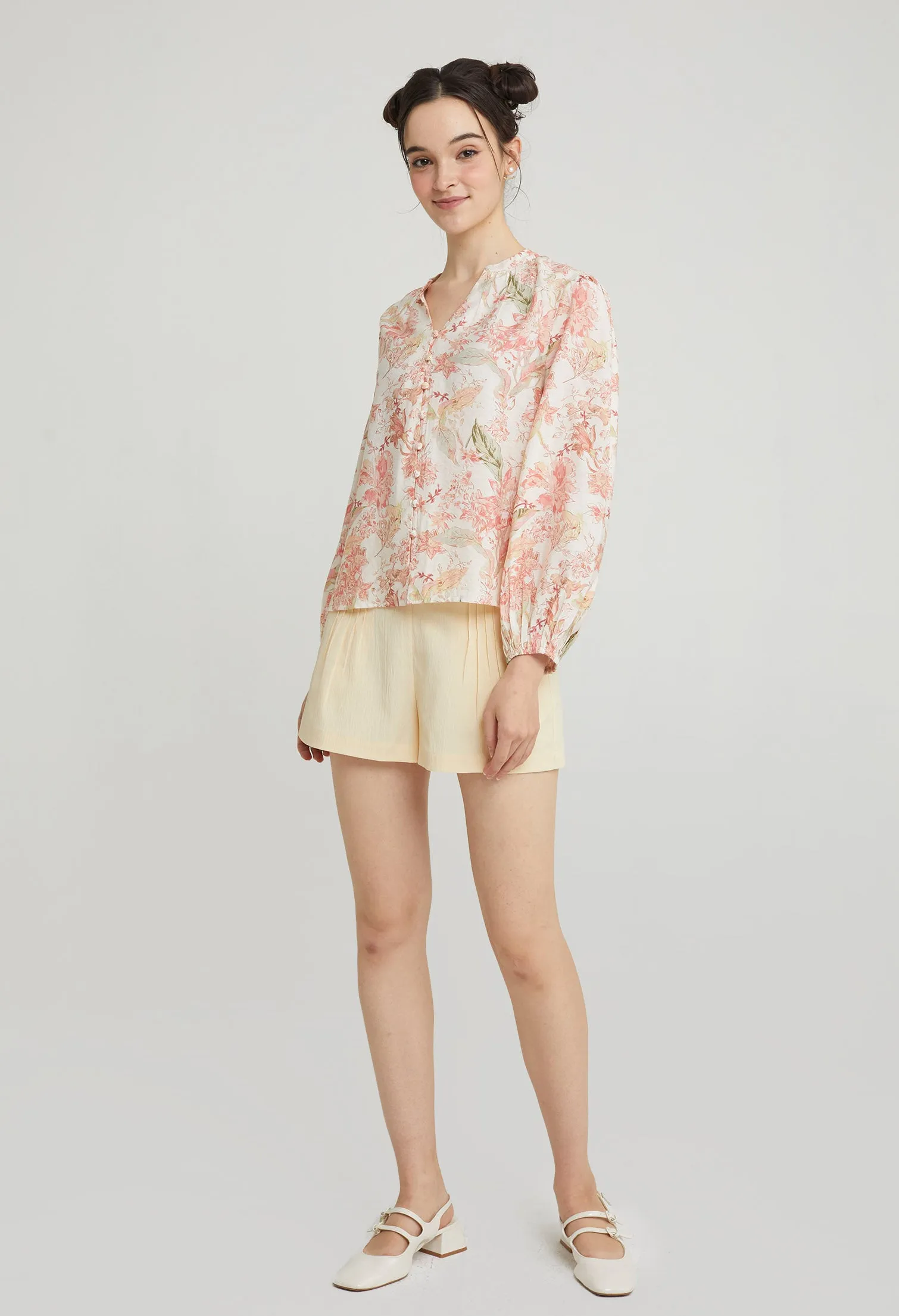 Petal Long Sleeves Blouse