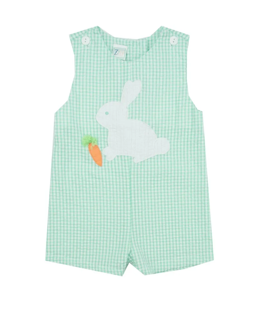 Petit Ami Seersucker Bunny Shortall