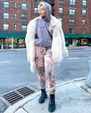 Pink Zinc Tie Dye Joggers
