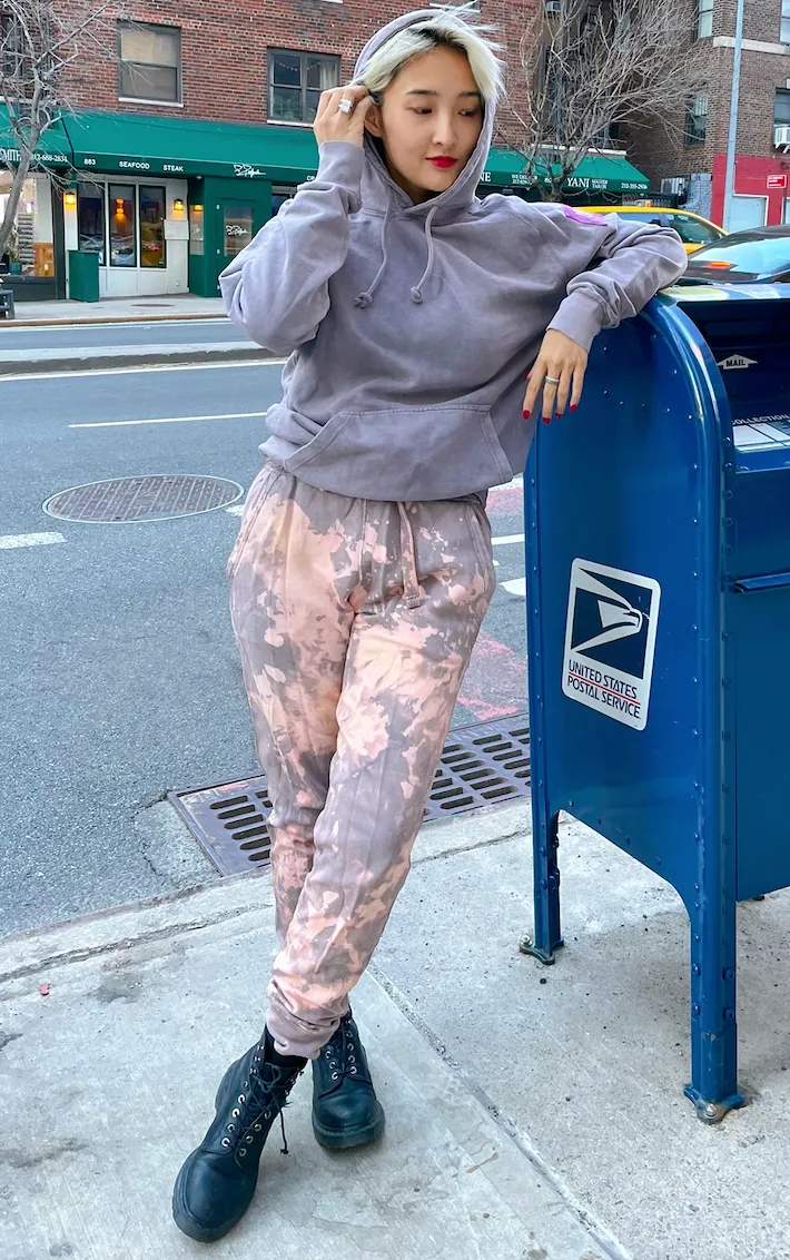 Pink Zinc Tie Dye Joggers