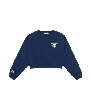 PIV'VEE Calivee Embroidery Sweatshirt - Ocean Navy