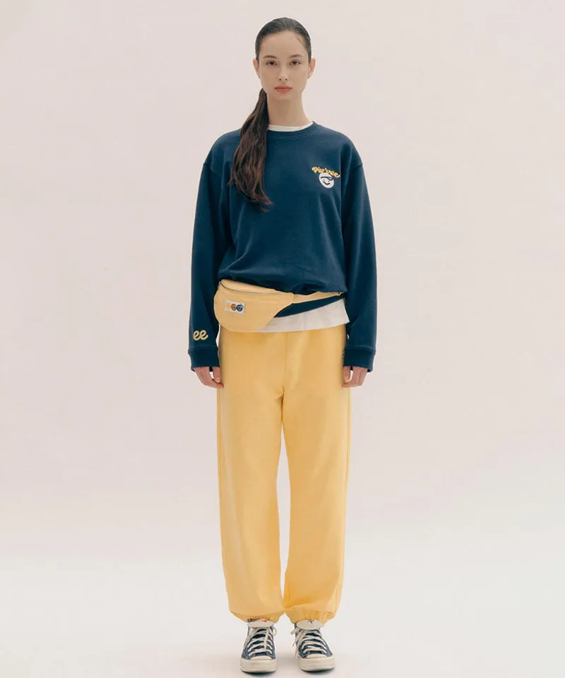 PIV'VEE Calivee Embroidery Sweatshirt - Ocean Navy