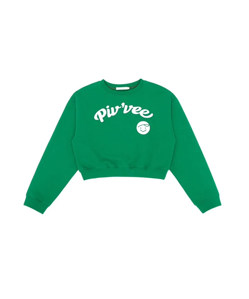 PIV'VEE Marshmello Sweatshirt - Pine Green
