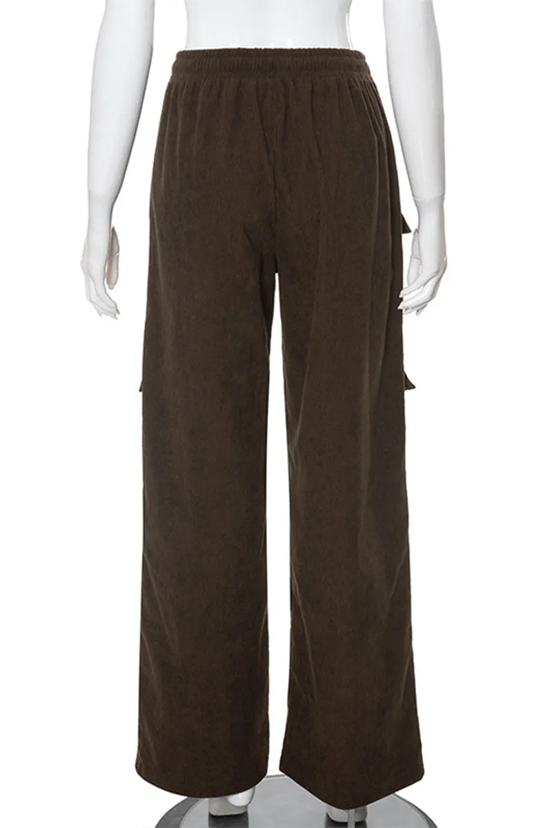 PJ0134 Straight Leg Cargo Pants