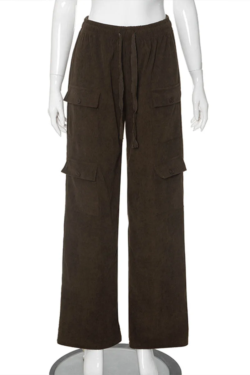 PJ0134 Straight Leg Cargo Pants