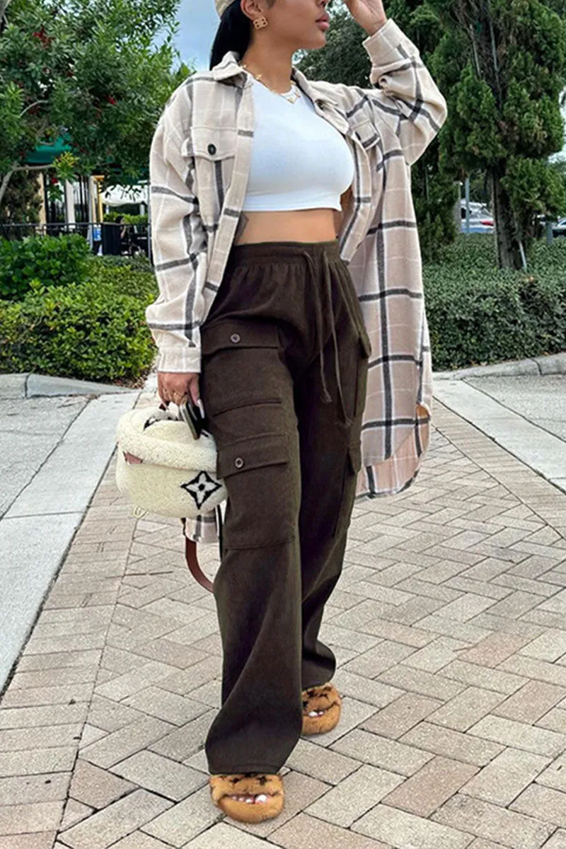 PJ0134 Straight Leg Cargo Pants