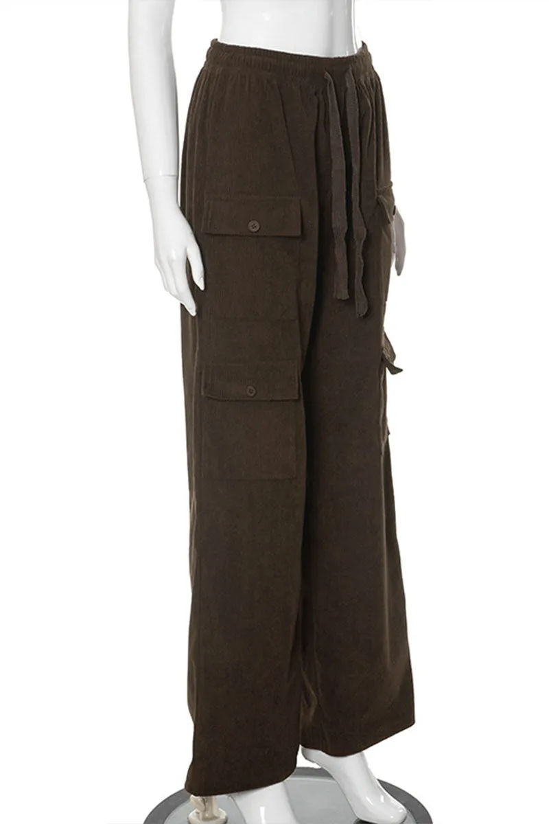 PJ0134 Straight Leg Cargo Pants