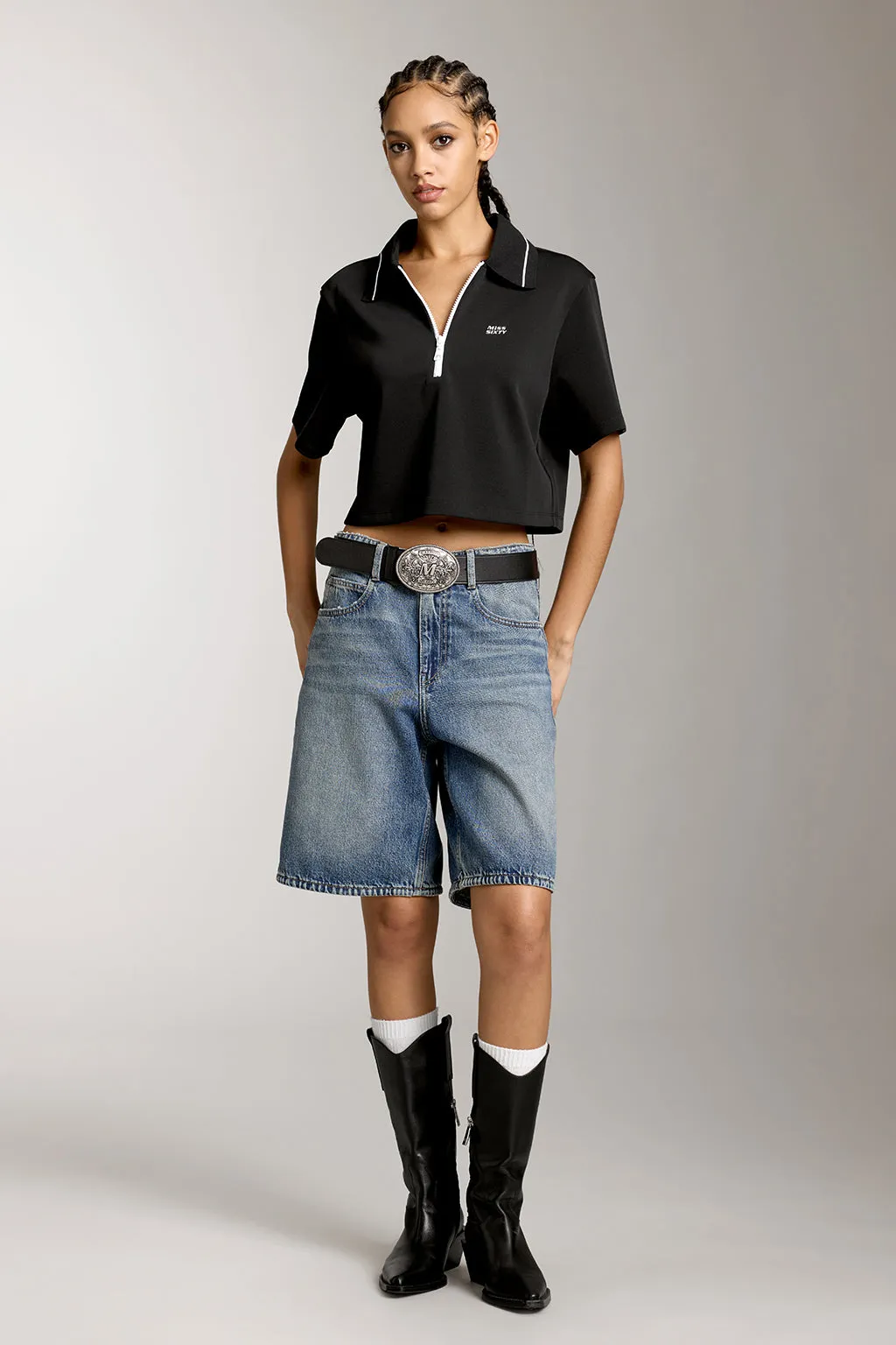 Polo Neck T-Shirt