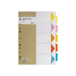 Pop Bazic 5-colour Paper Index A4 10 Sets