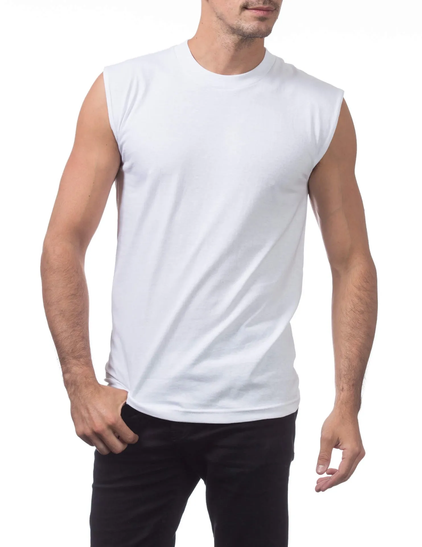 Pro Club Comfort Muscle Tee - WHITE