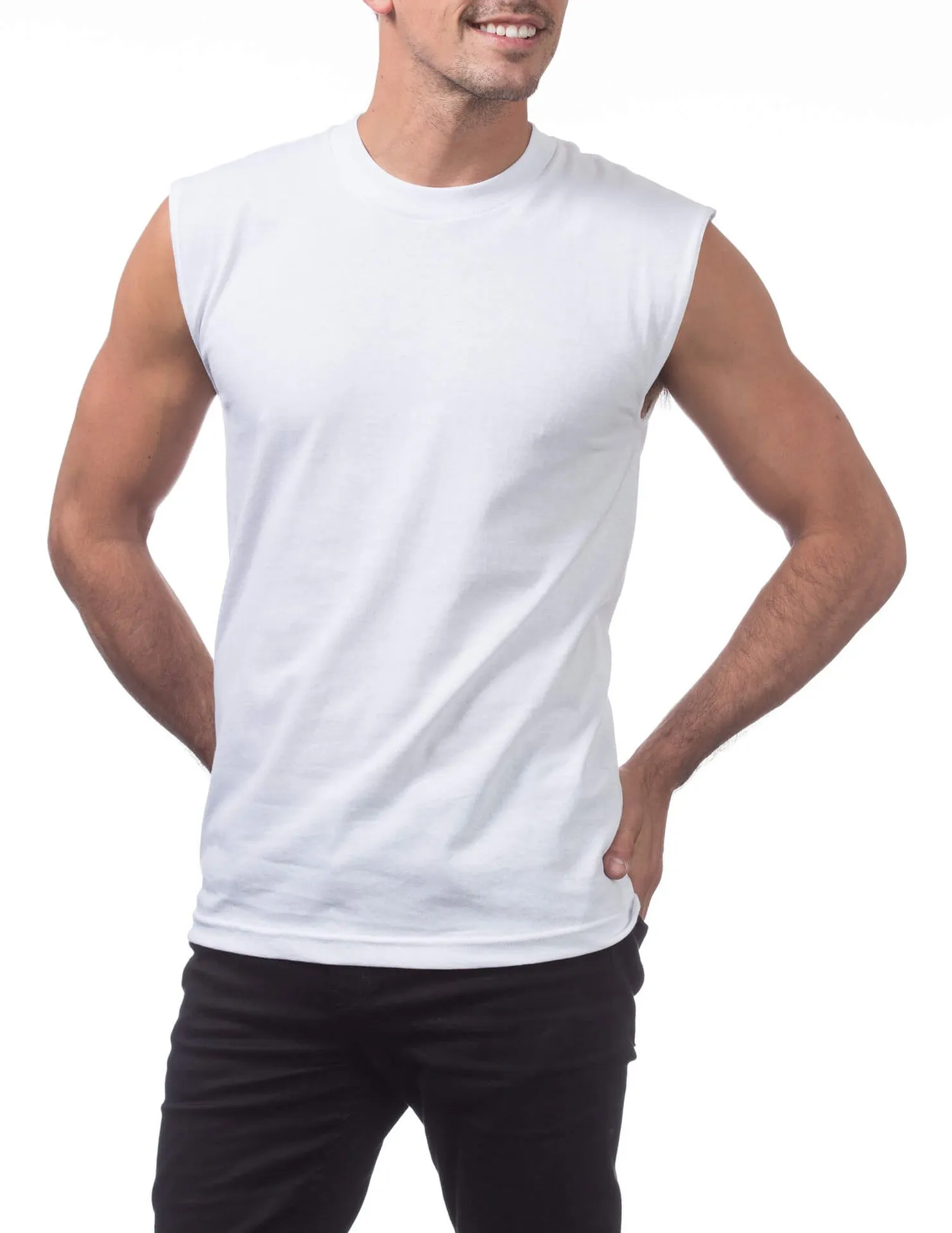 Pro Club Comfort Muscle Tee - WHITE