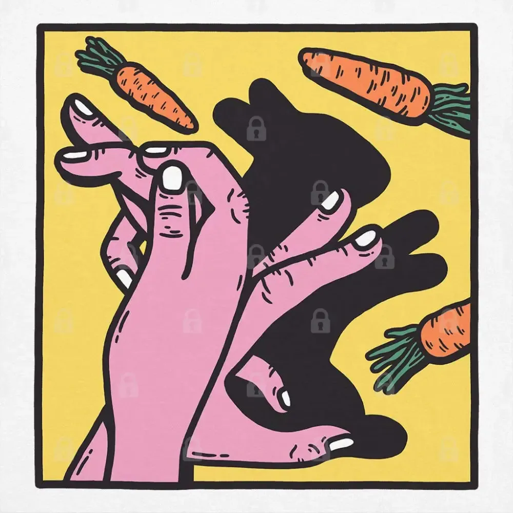 Rabbit Hand Shadow T-Shirt