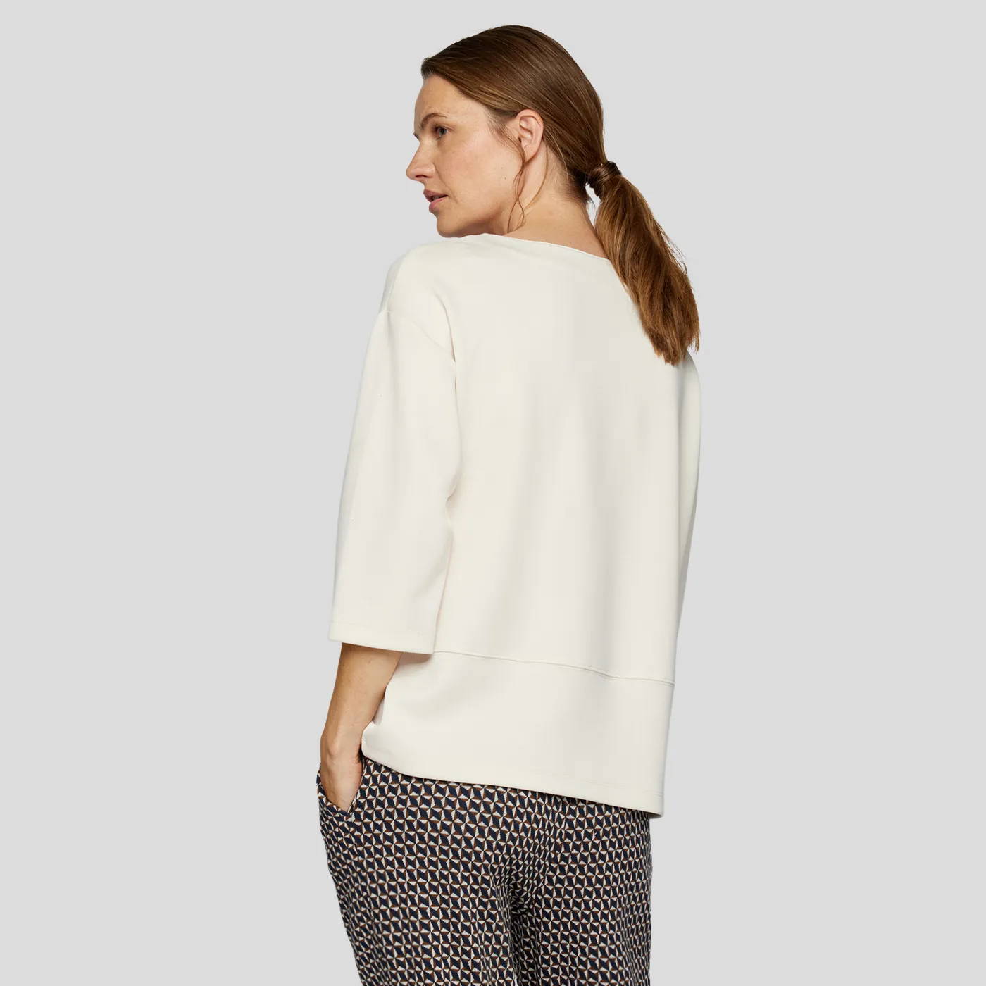 Rabe 3/4 Sleeved Top | Vanilla