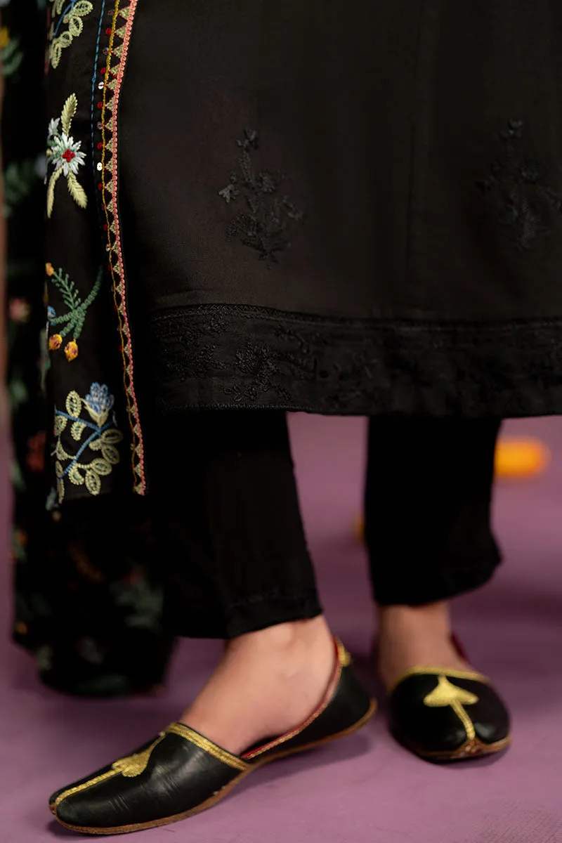 RAVEN HUE-3 PC (SHIRT, TROUSER & DUPATTA)