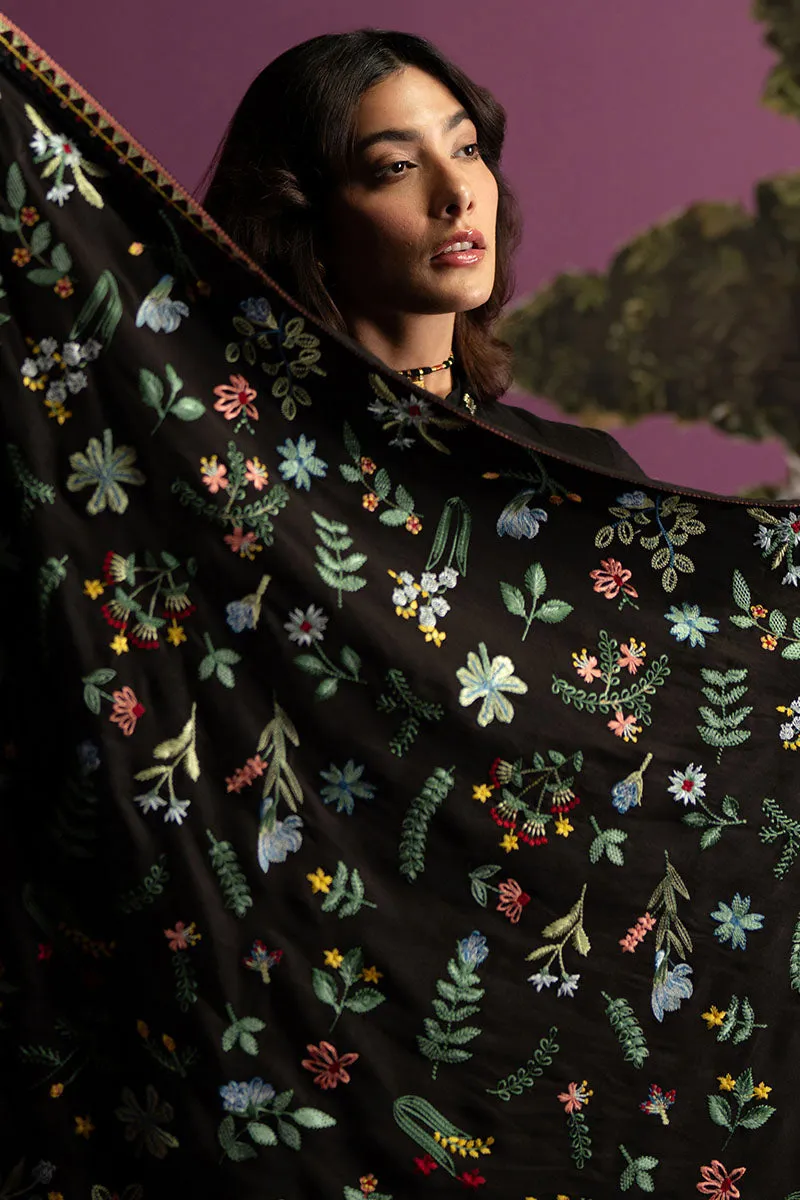 RAVEN HUE-3 PC (SHIRT, TROUSER & DUPATTA)