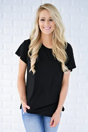Ready or Not Pocket Top ~ Black