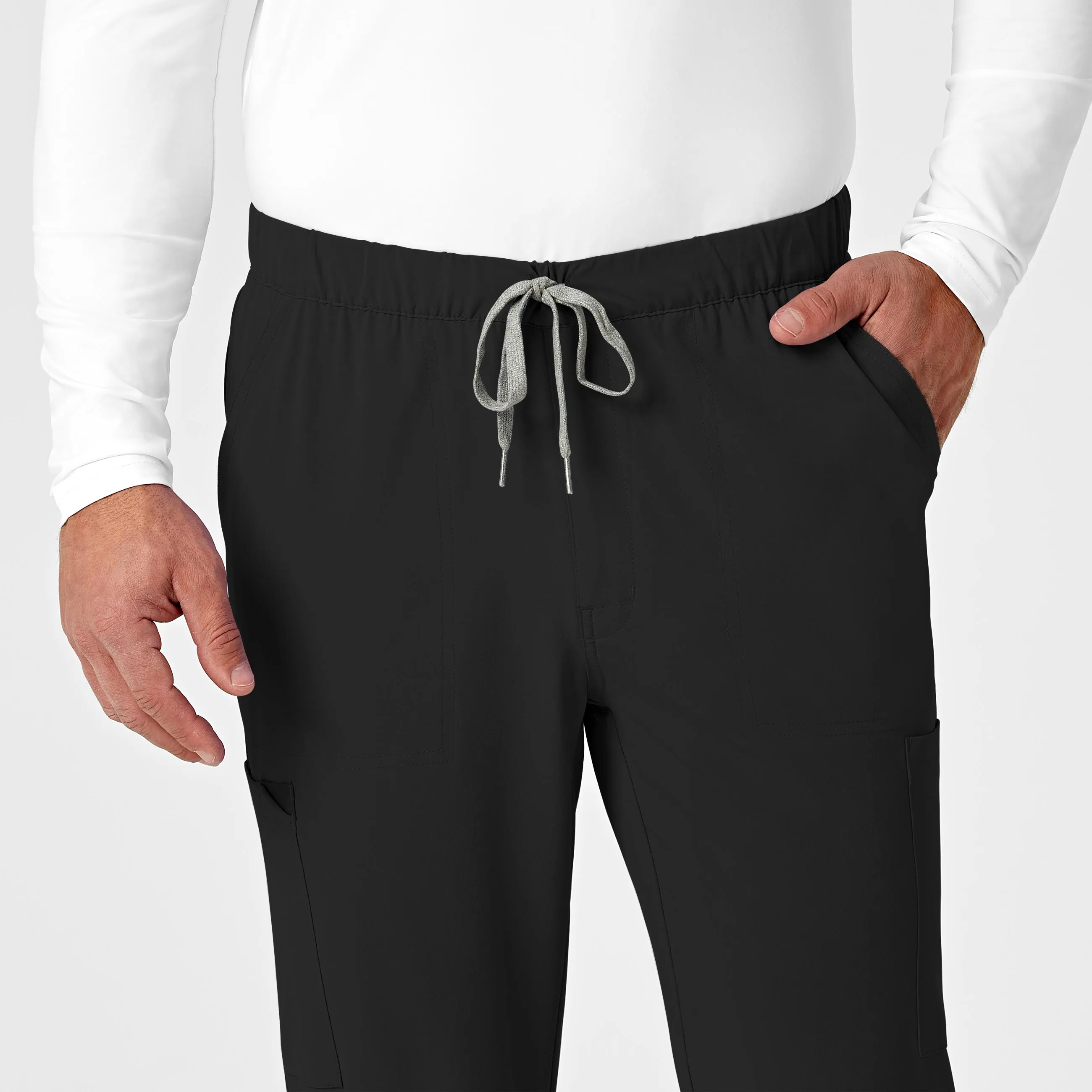 RENEW 5034 Men's Jogger Scrub Pants Black