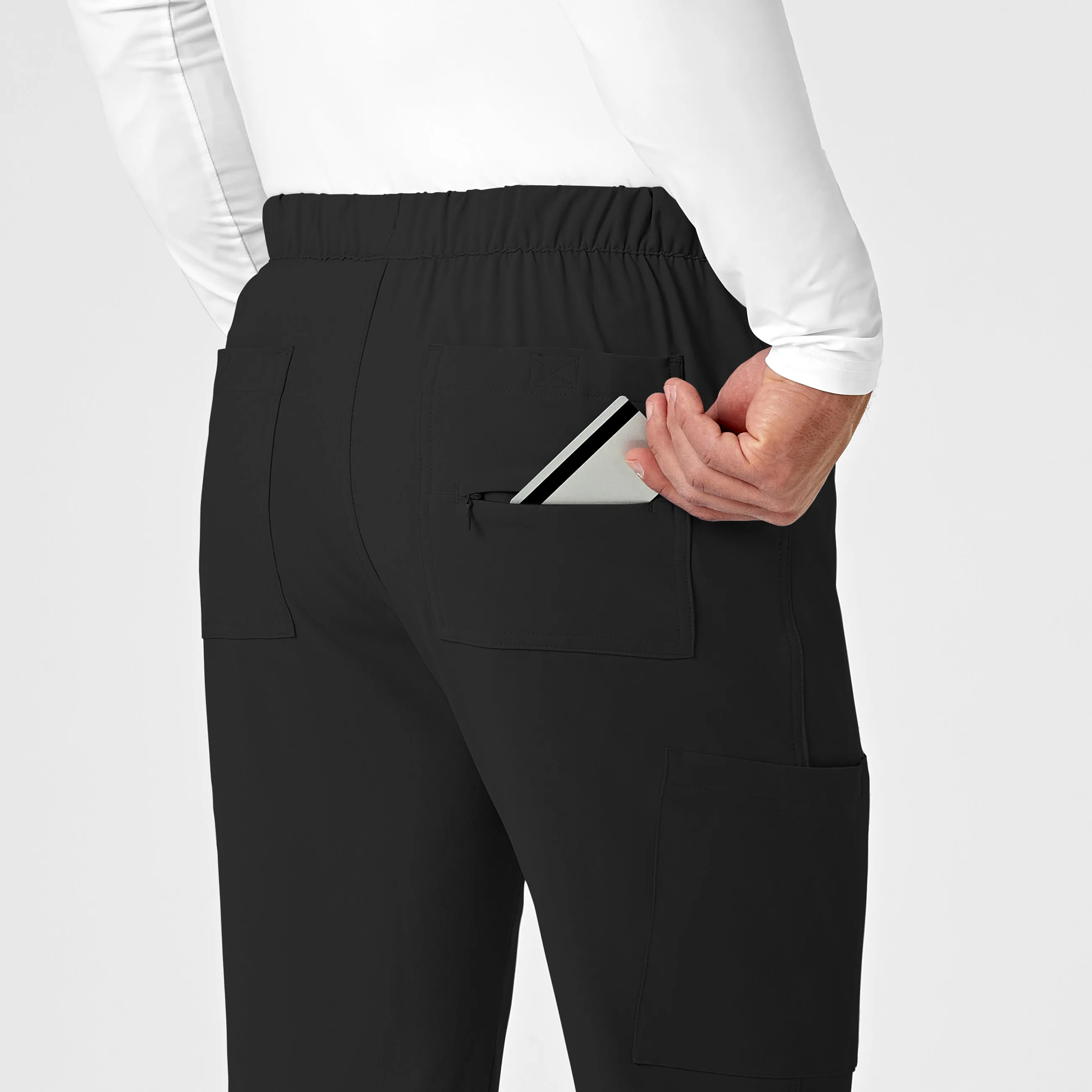 RENEW 5034 Men's Jogger Scrub Pants Black