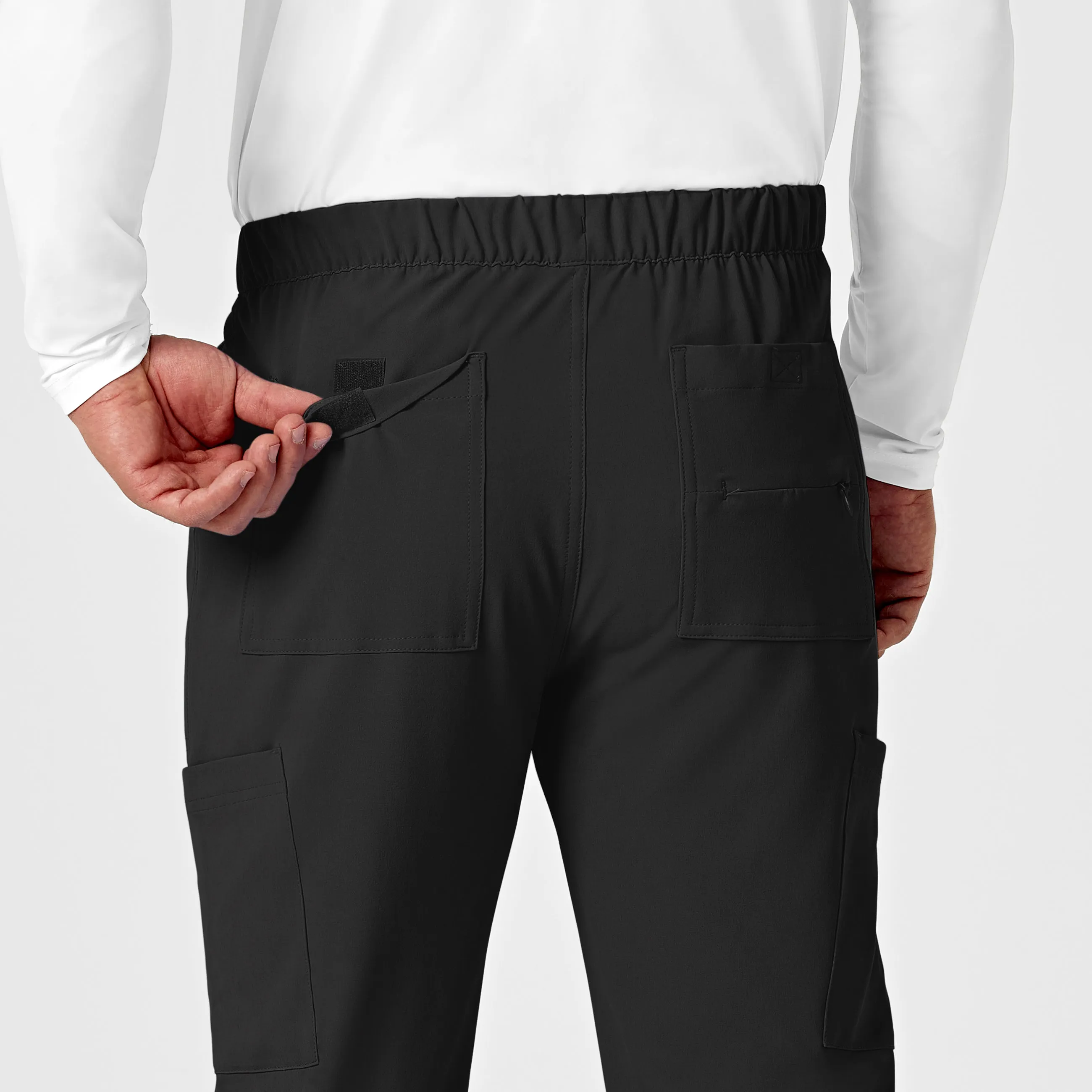 RENEW 5034 Men's Jogger Scrub Pants Black