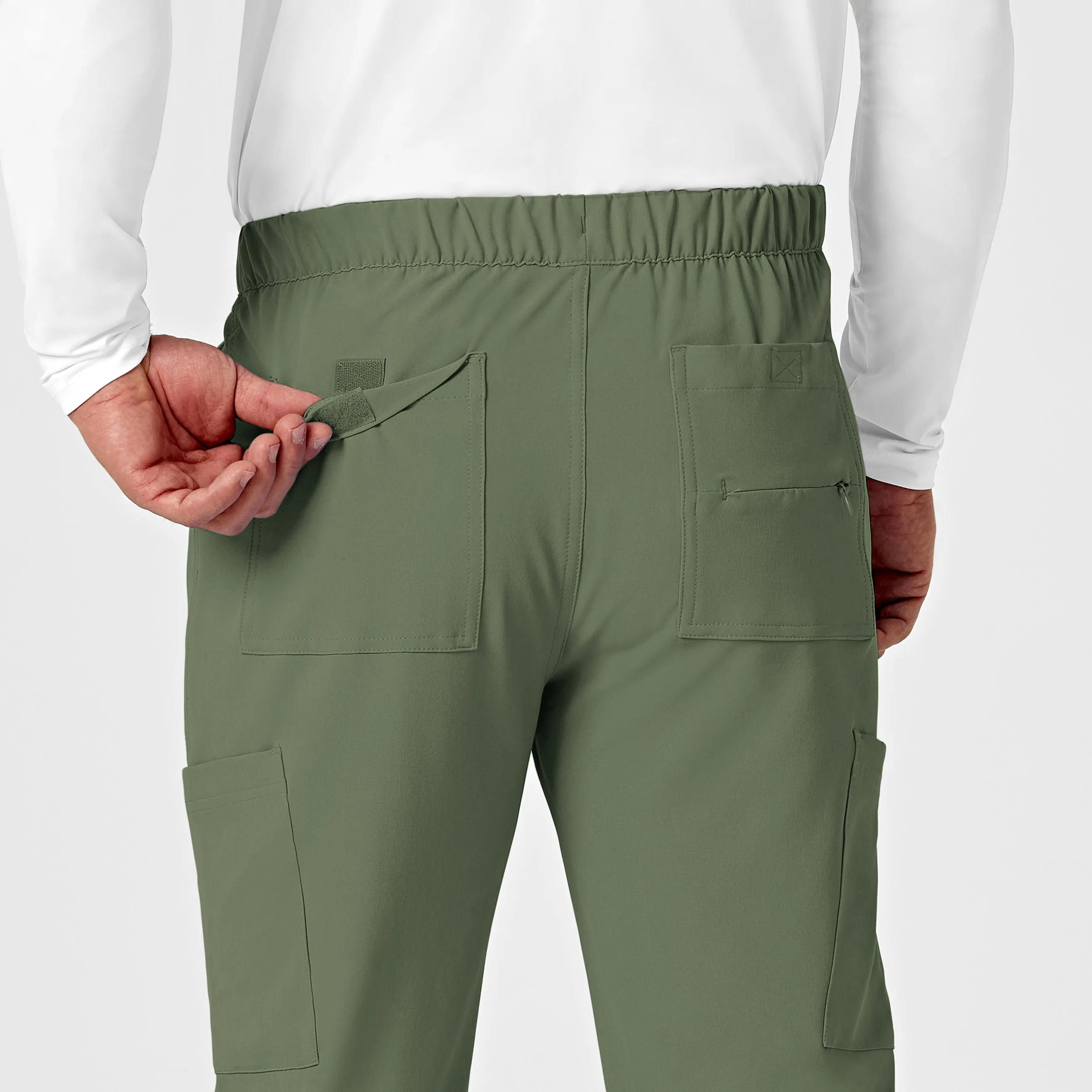 RENEW 5034 Men's Jogger Scrub Pants Olive