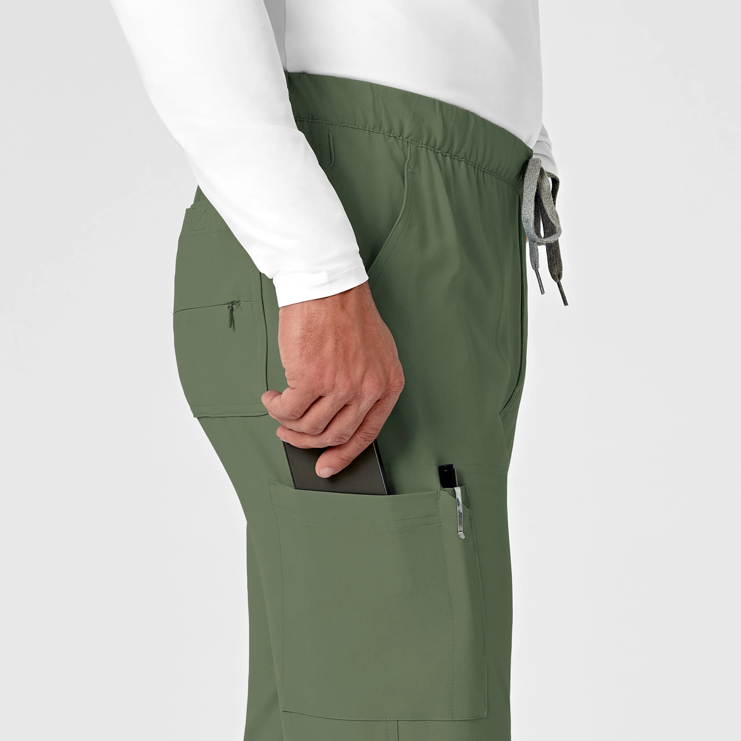 RENEW 5034 Men's Jogger Scrub Pants Olive