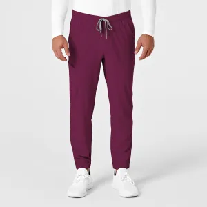 RENEW 5034 Men's Jogger Scrub Pants Wine