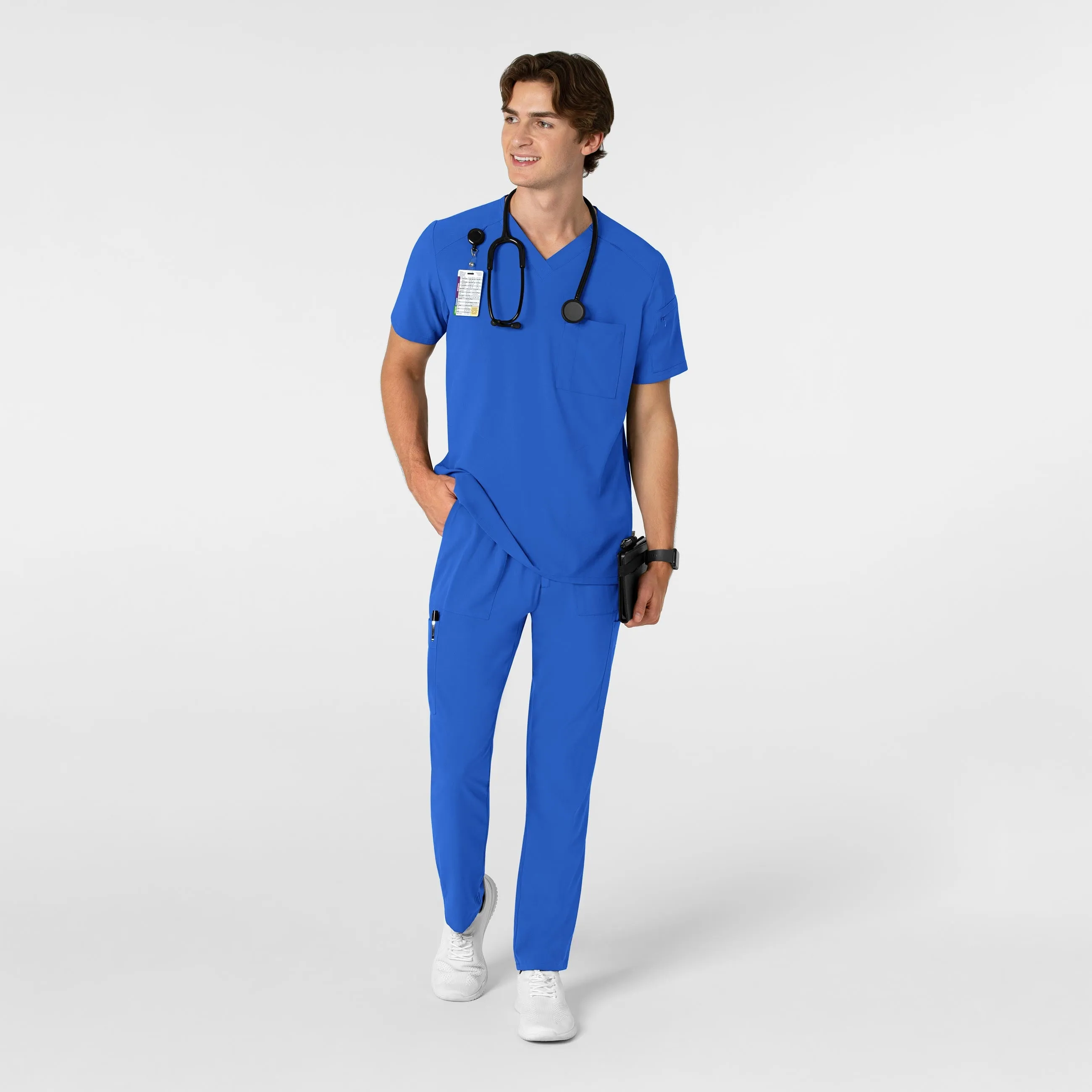 RENEW 5834 Men's Tapered Scrub Pants Royal