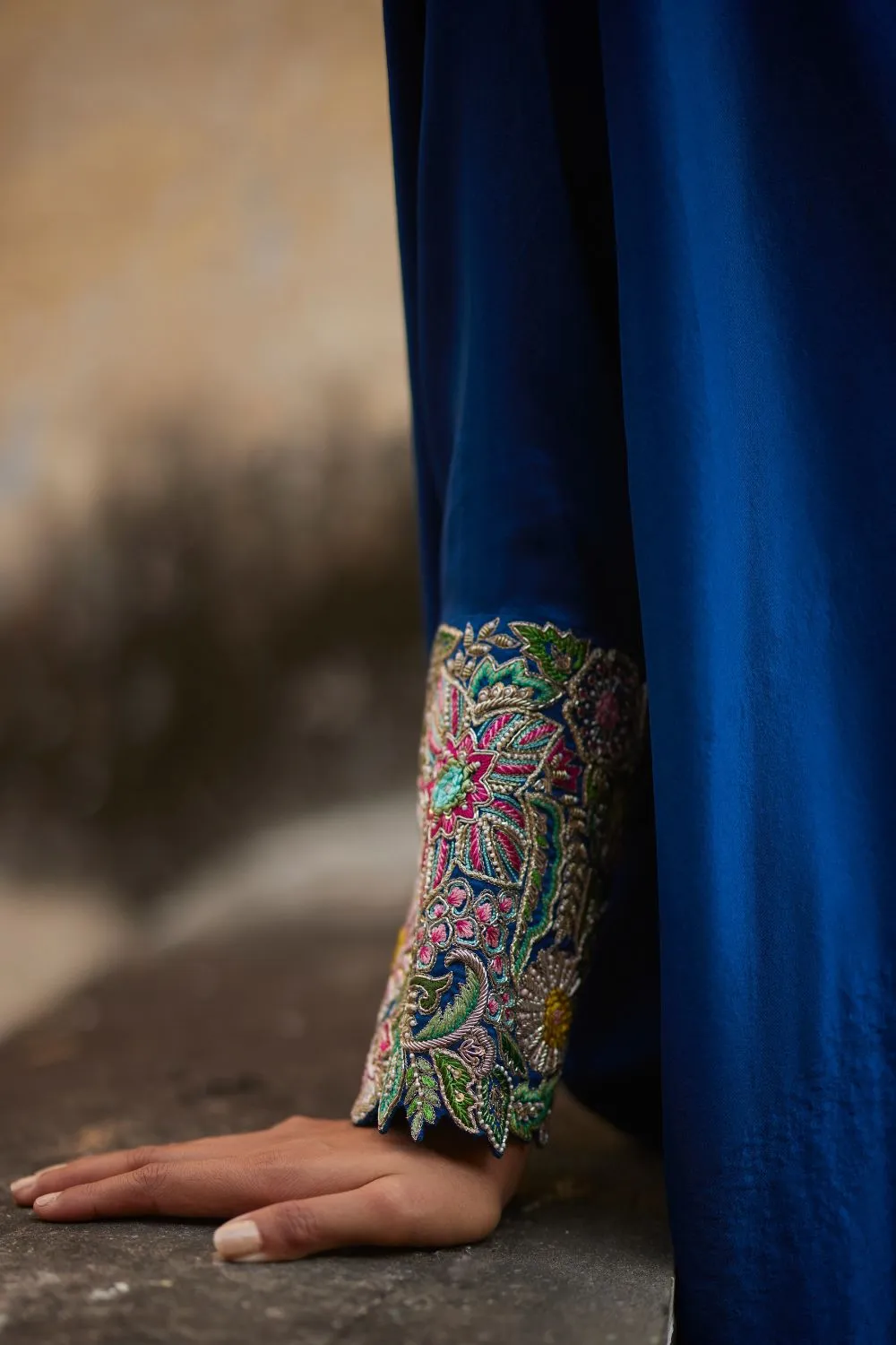 Reva Cuff Kaftan Set