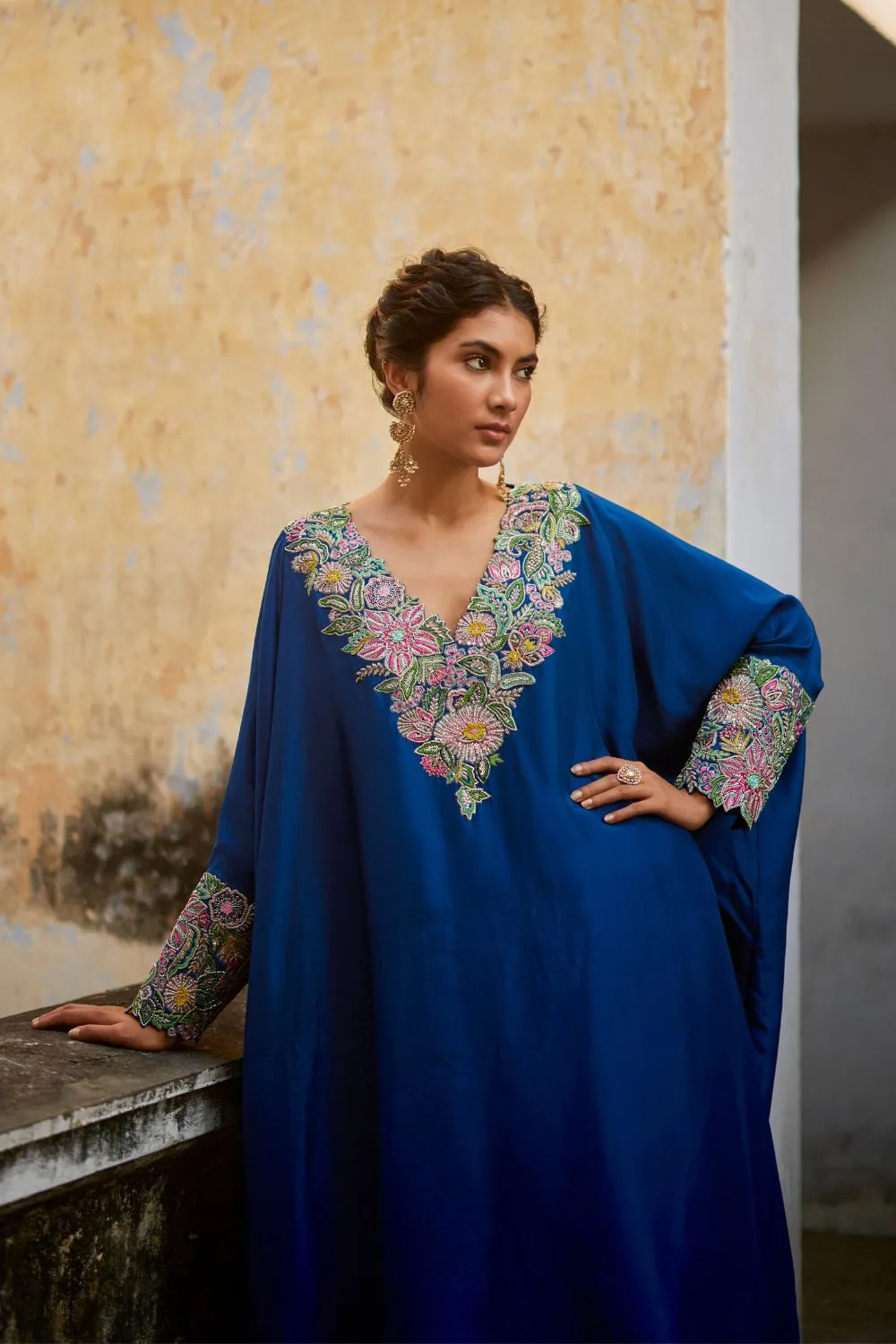 Reva Cuff Kaftan Set