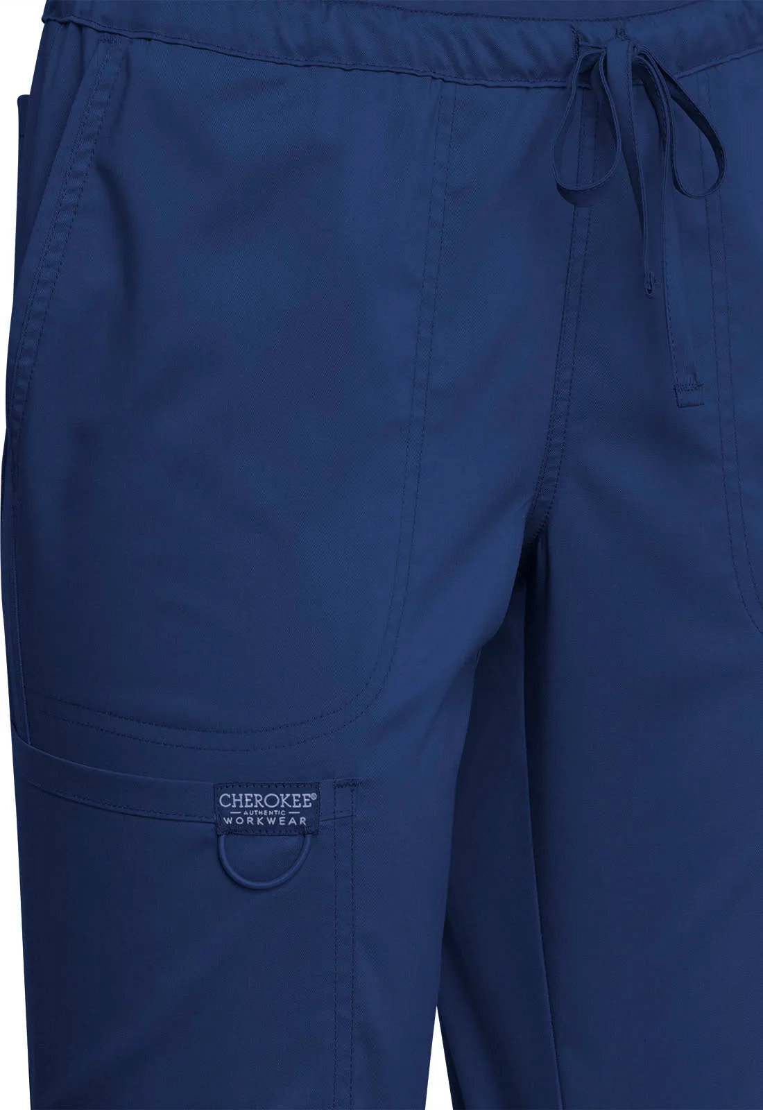 Revolution WW105 Mid Rise Tapered Leg Drawstring Pants Navy