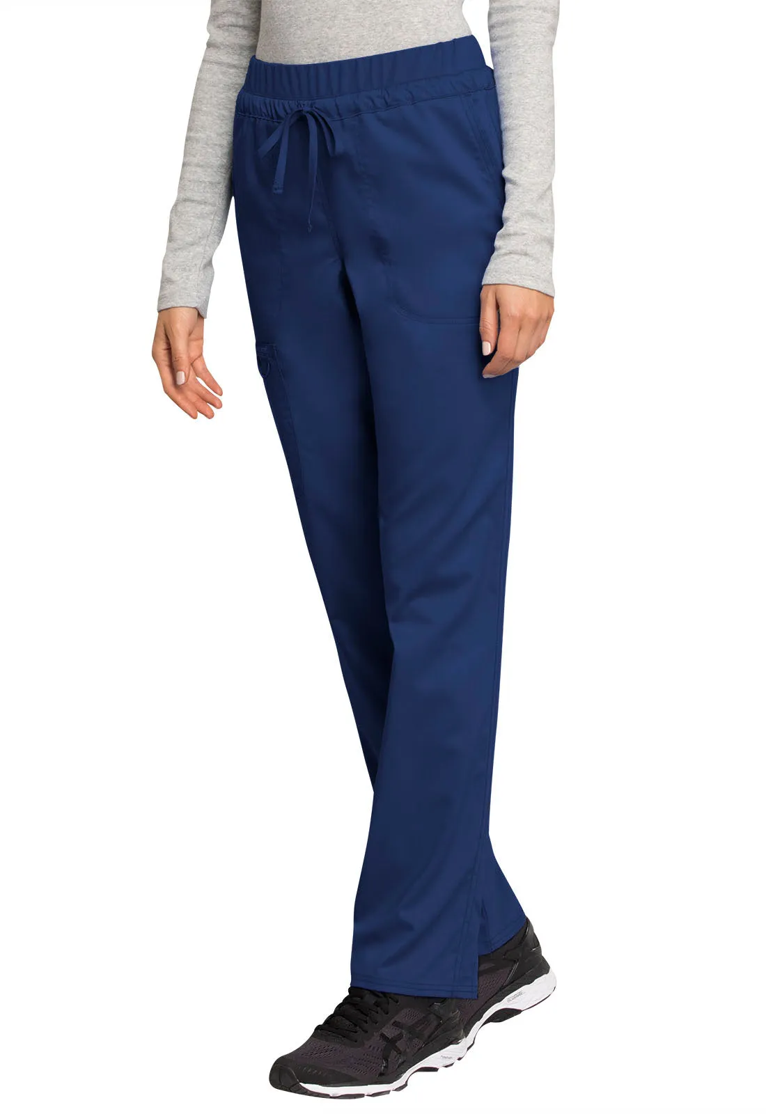 Revolution WW105 Mid Rise Tapered Leg Drawstring Pants Navy