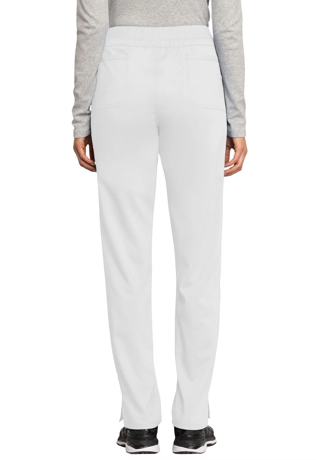 Revolution WW105 Mid Rise Tapered Leg Drawstring Pants White