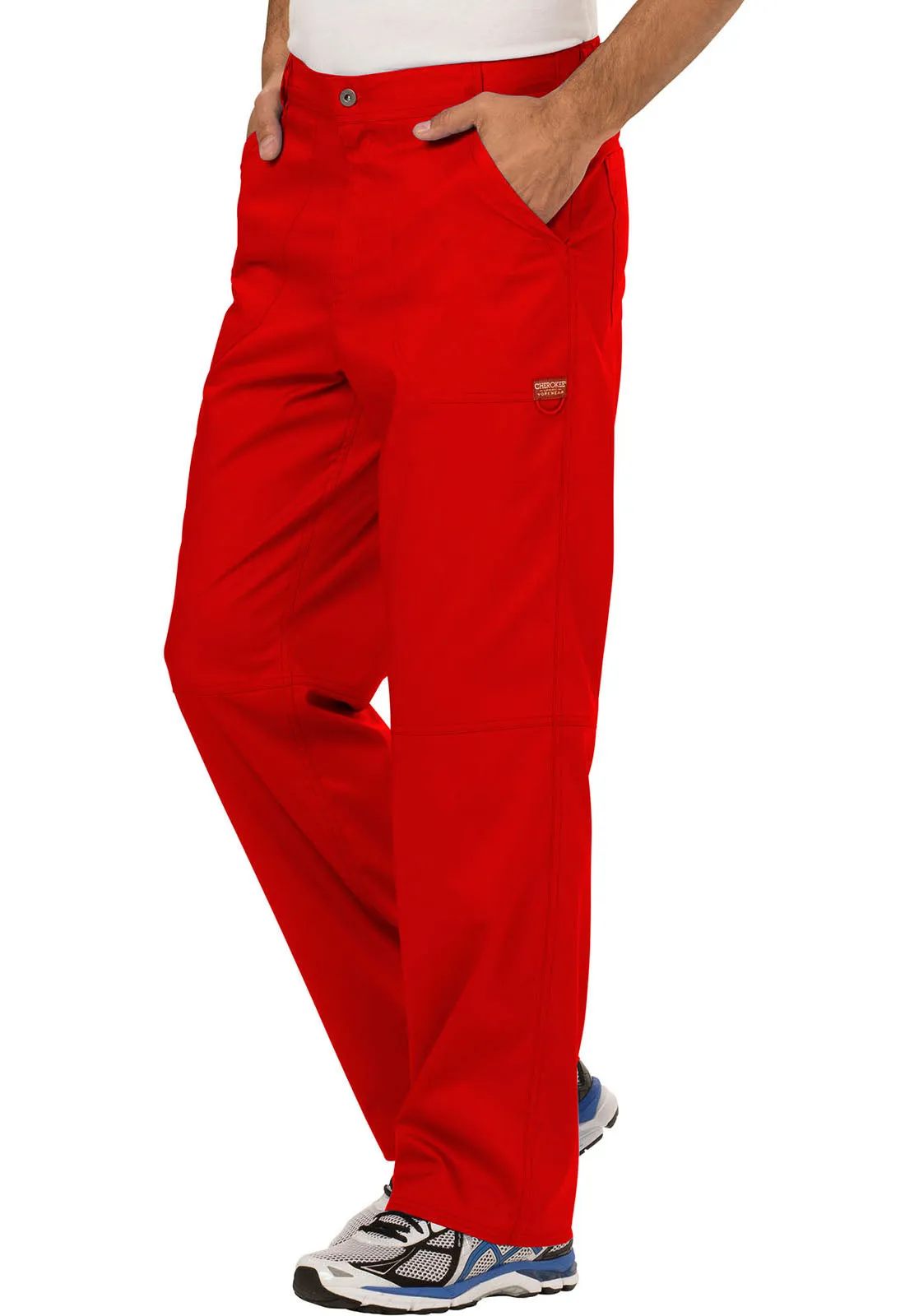 Revolution WW140 Men's Fly Front Pants Red
