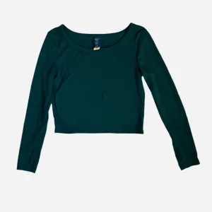 Ribbed Go-Dry Cropped Top, 6-7 years // Old Navy