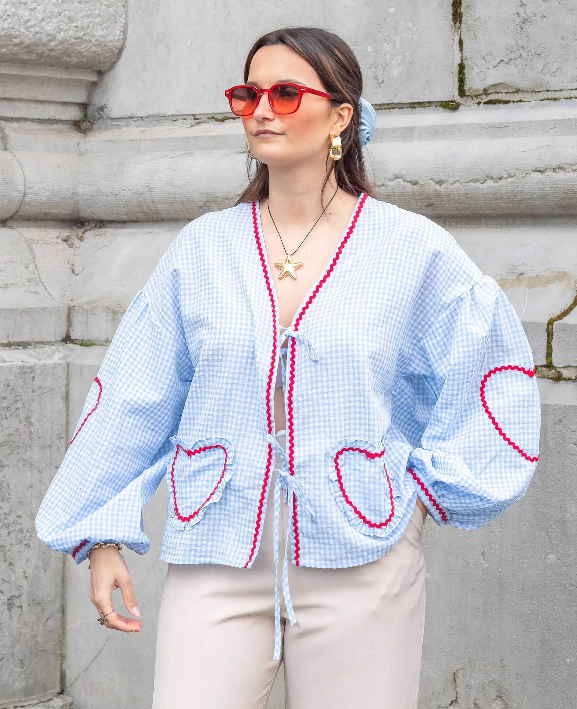 Riley™ - Chic Embroidered Blouses