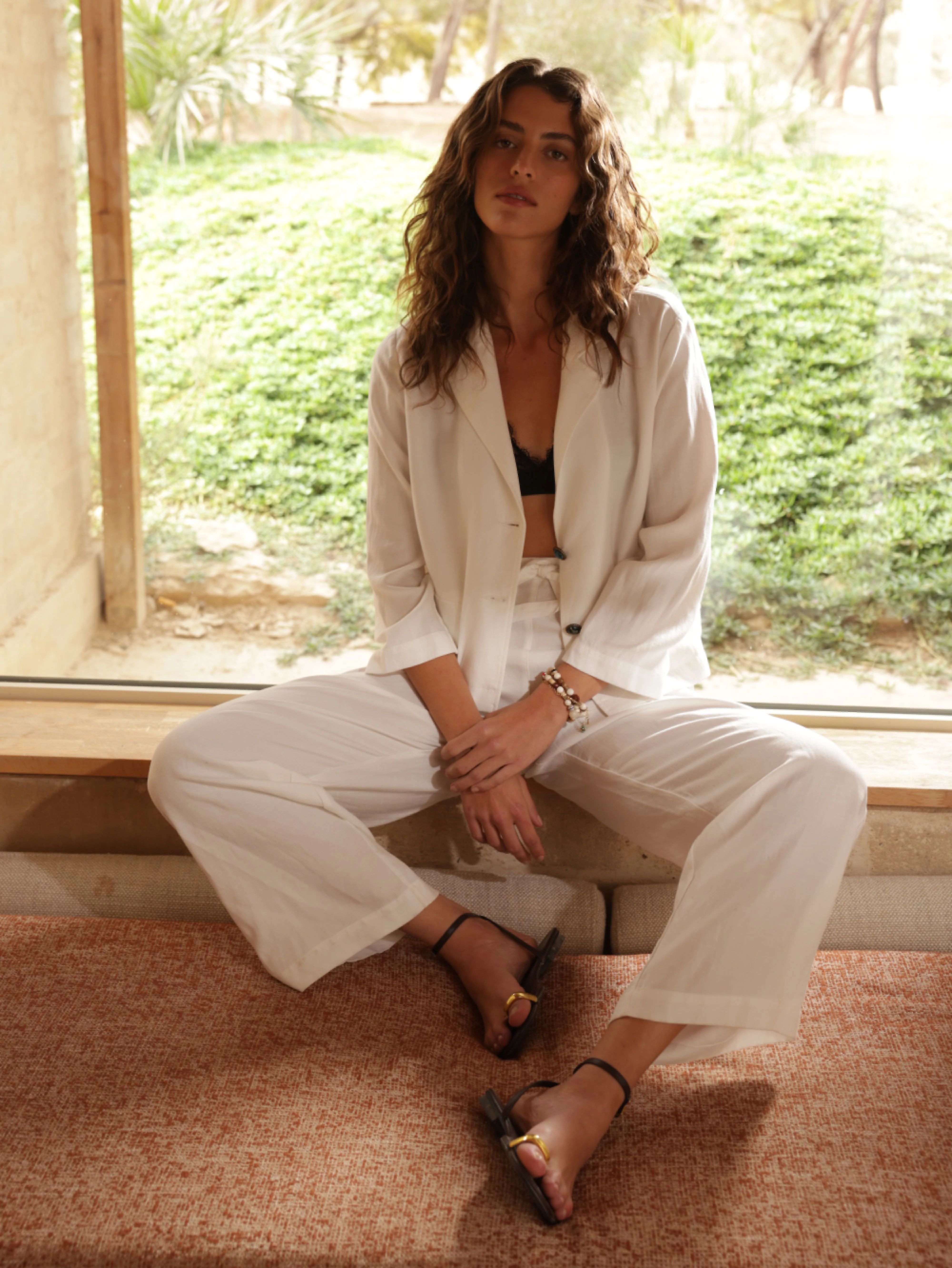 Rim pocket blazer