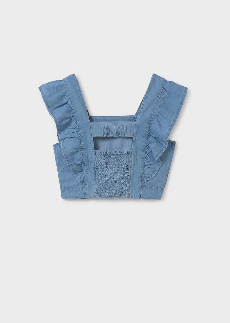 Ruffle Strap Top