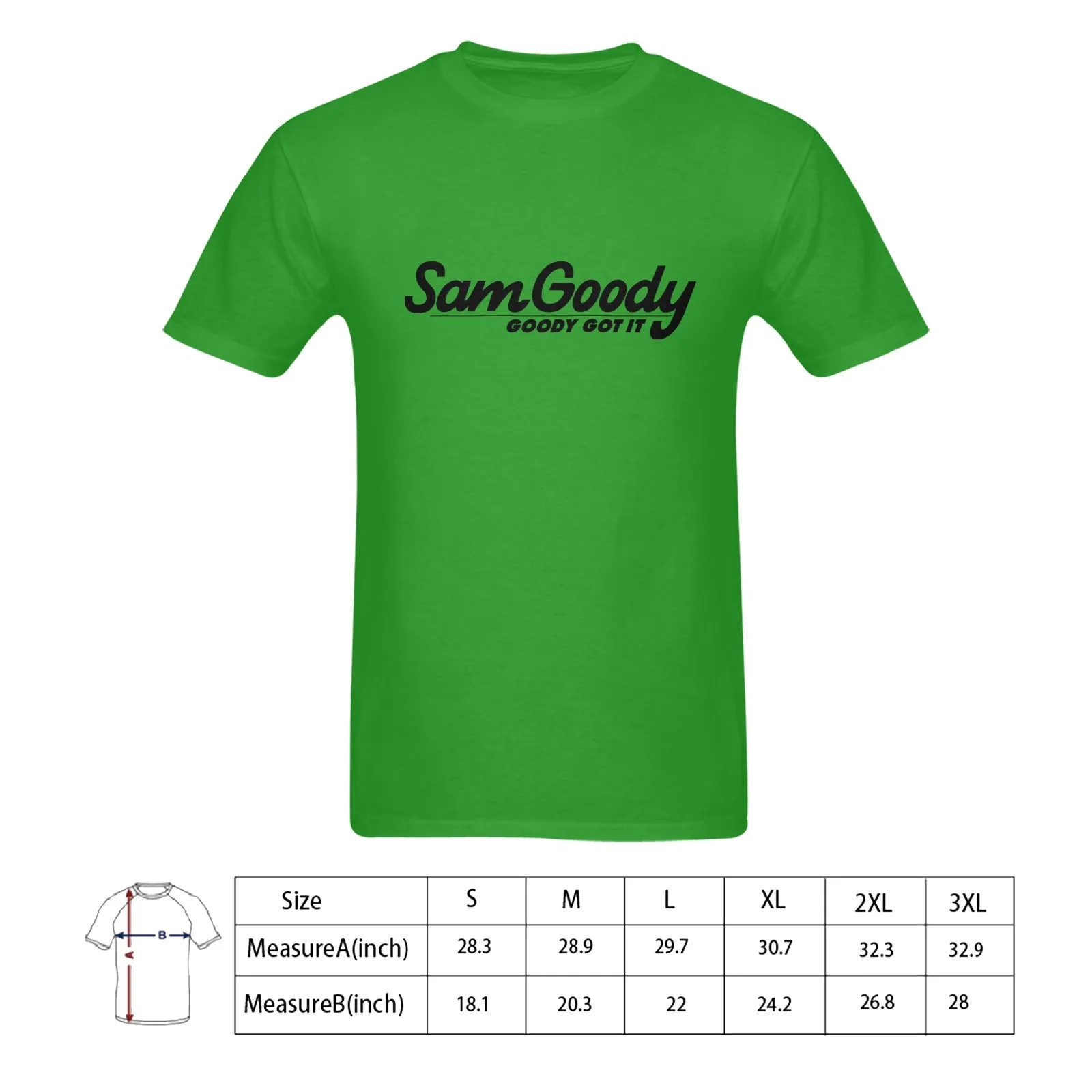 Sam Goody Men's T-shirt 100% Cotton