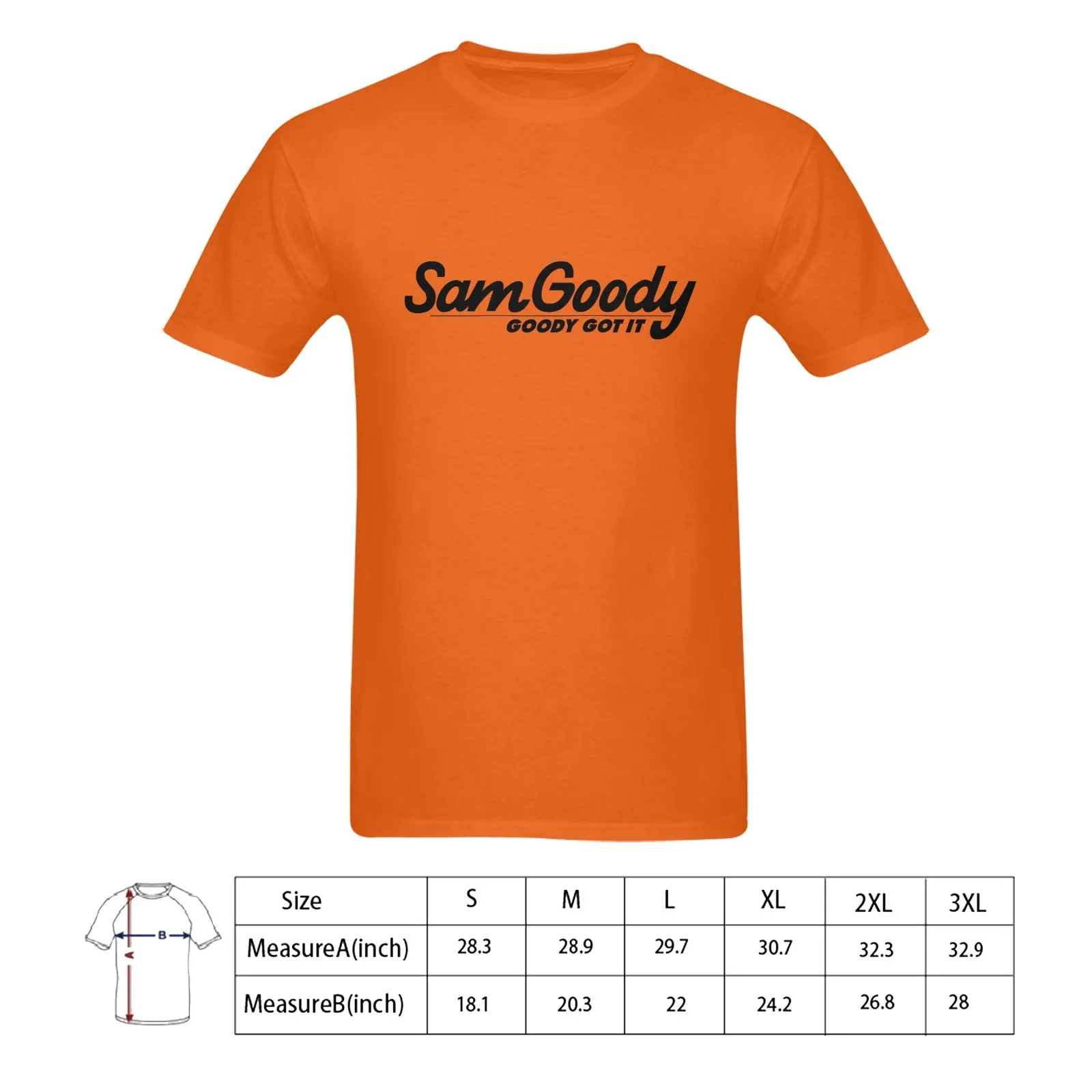 Sam Goody Men's T-shirt 100% Cotton