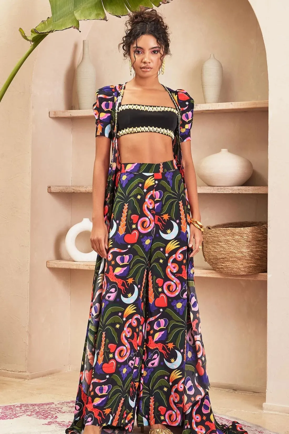 SAVANNAH - BLACK JACKET SET