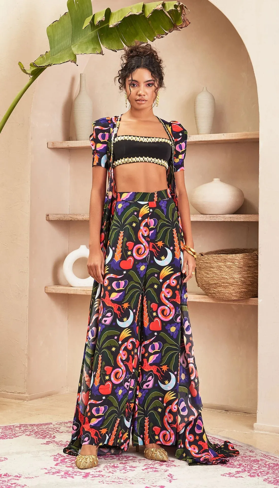 SAVANNAH - BLACK JACKET SET