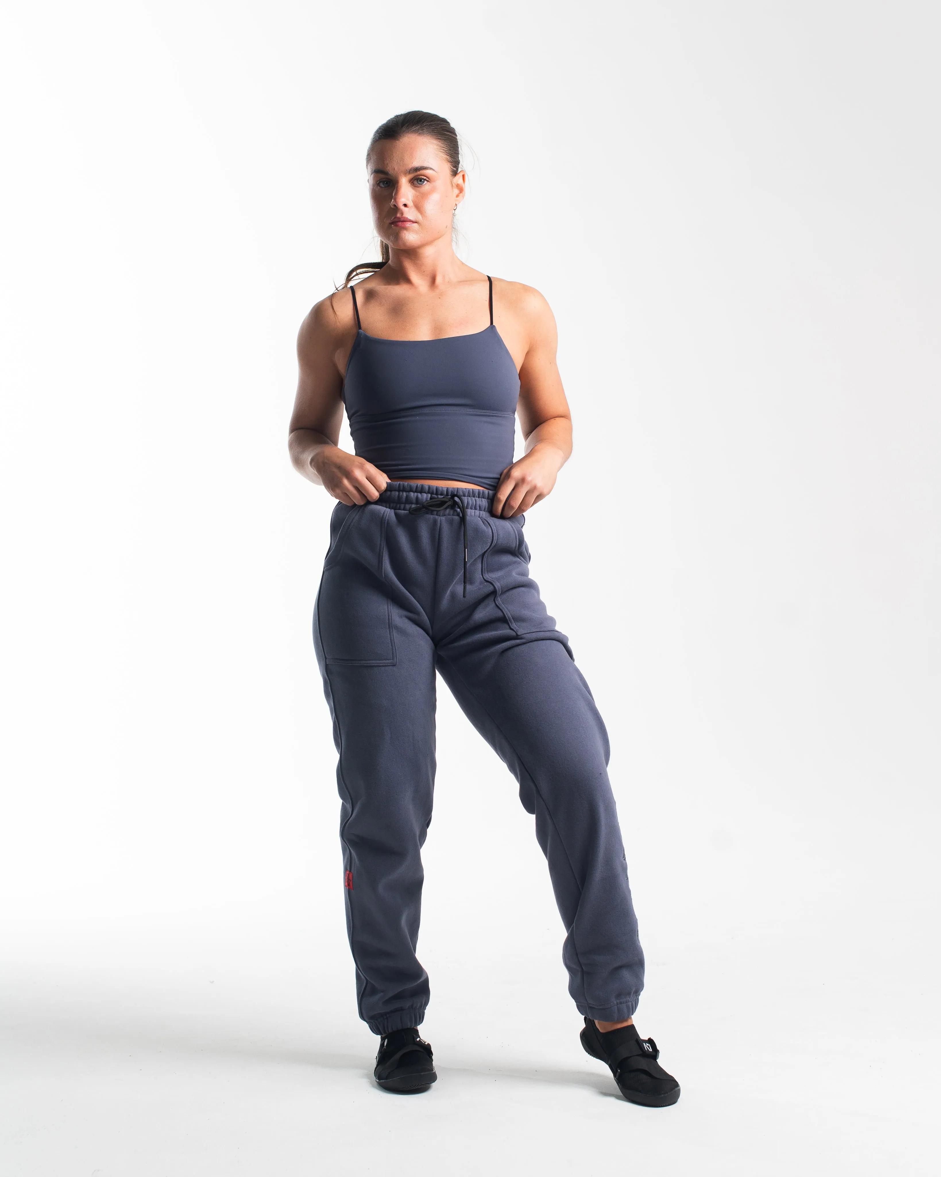 Script Oversized Joggers - Foggy Navy