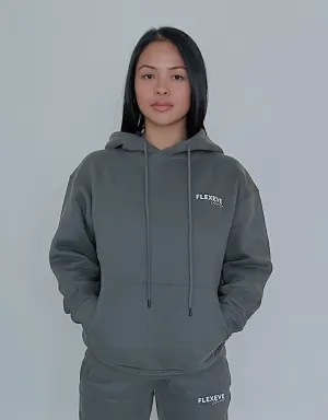 Seek First- Oversized Hoodie in Dove Gray
